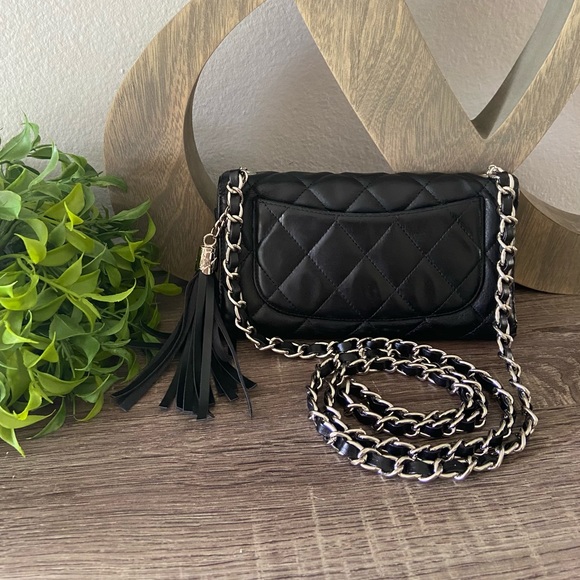 π€ β CHANEL Quilted WOC Wallet Chain Quilted Matelasse Crossbody Revamp - Picture 3 of 15